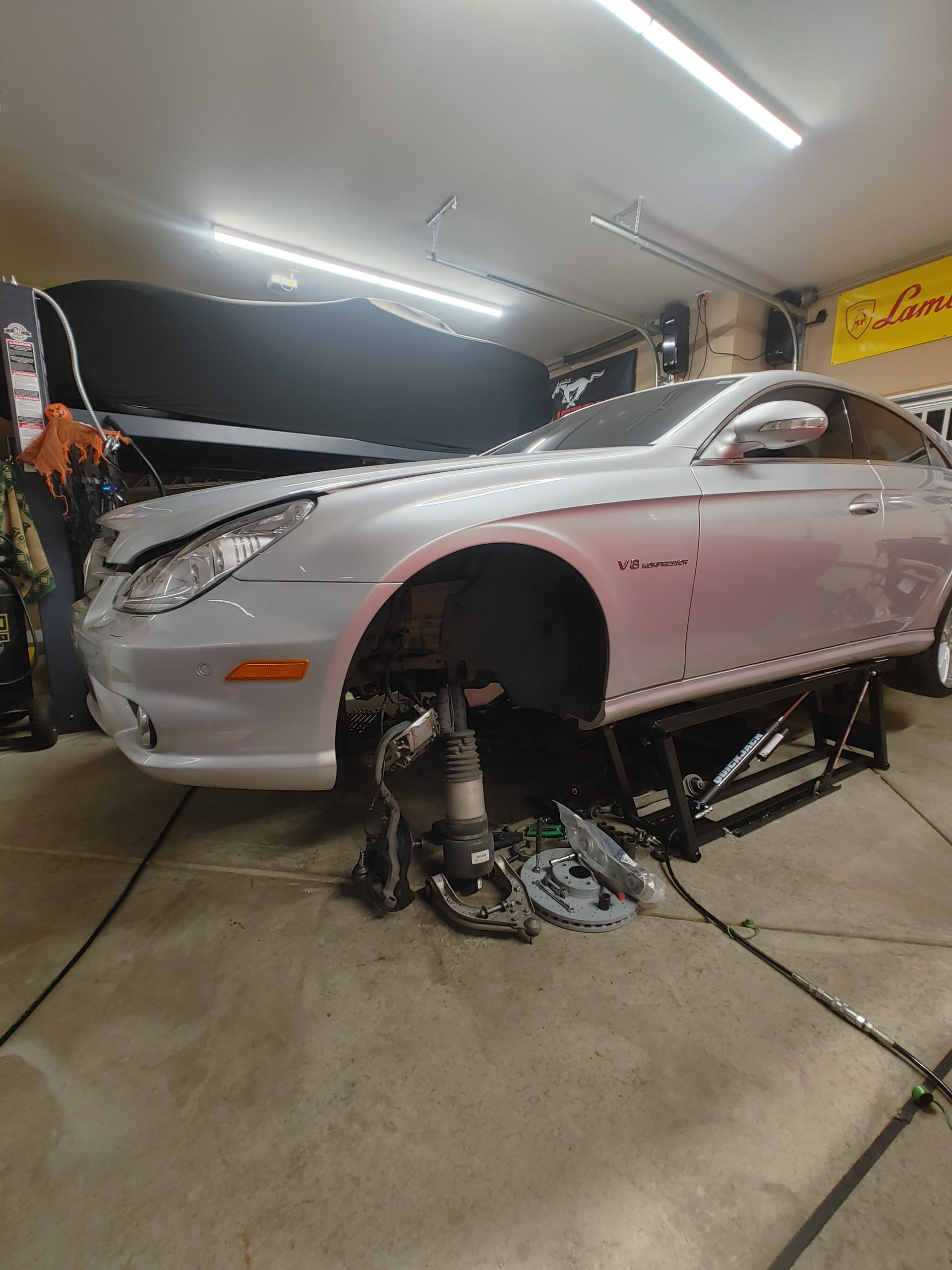 Mercedes CLS 55 AMG full service and suspension overhaul by Moses Koktsidis